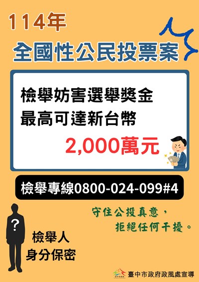 114年全國性公民投票案-海報製作